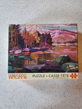 🧩 WerkShoppe Mountain Lake - 1000 Piece Puzzle